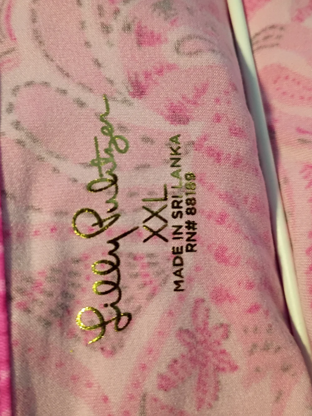 Lilly Pulitzer Pink Floral-Print Pajama Top NWT XXL - Picture 3 of 4